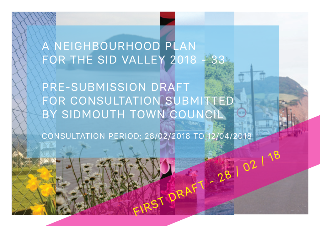 A Neighbourhood Plan for the Sid Valley 2018 - 33