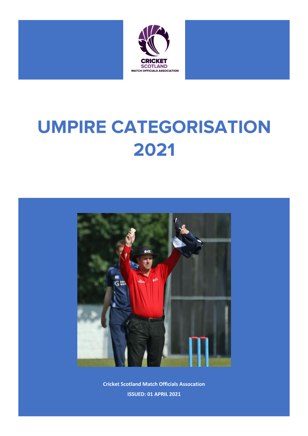 Umpire Categorisation 2021