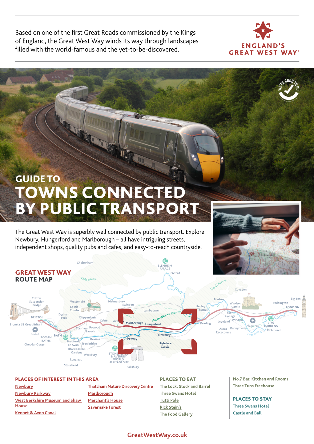 A Guide to Towns Connected by Public Transport