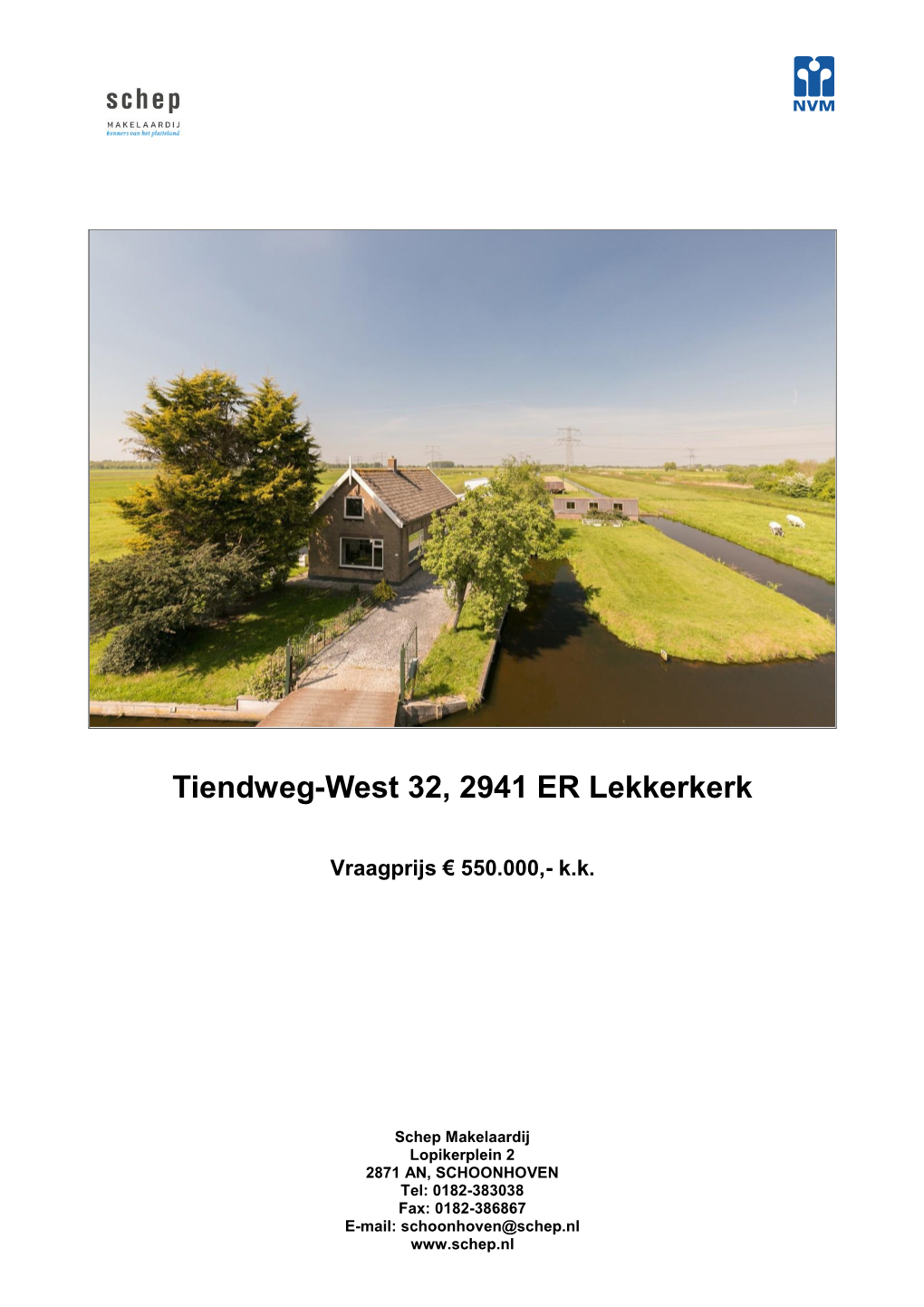 Tiendweg-West 32, 2941 ER Lekkerkerk