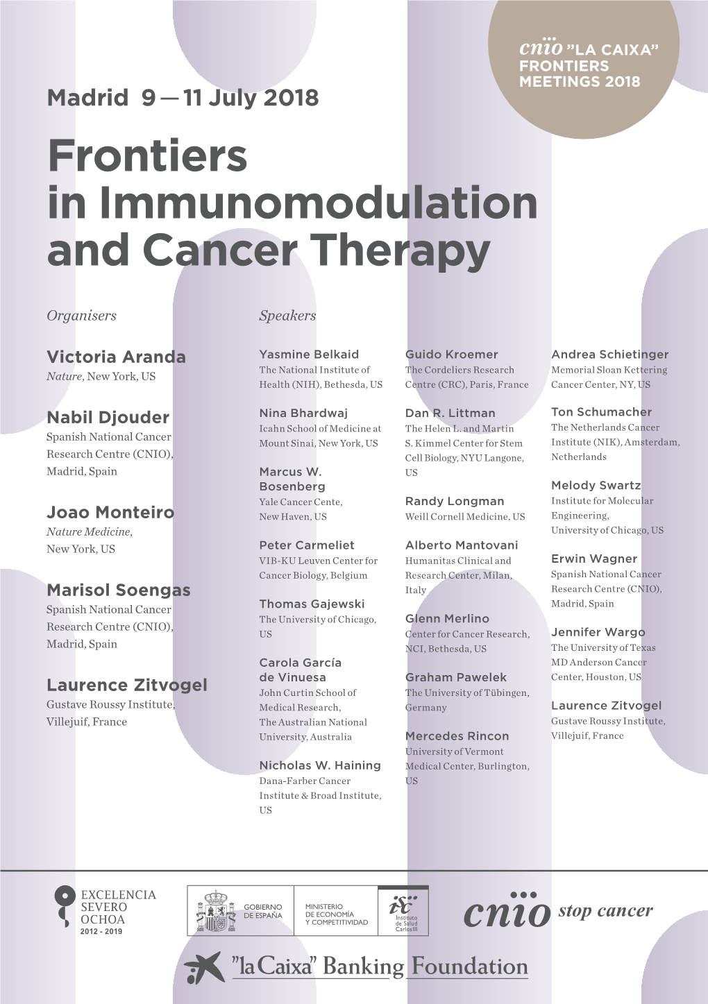 Frontiers in Immunomodulation and Cancer Therapy