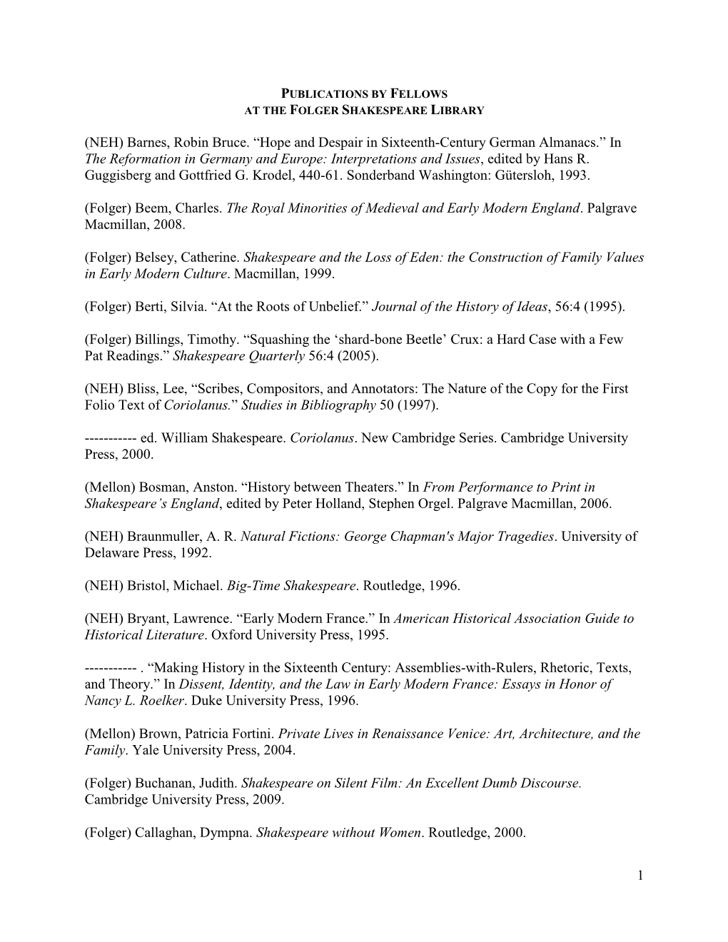 Hope and Despair in Sixteenth-Century German Almanacs.” in the Reformation in Germany and Europe: Interpretations and Issues, Edited by Hans R