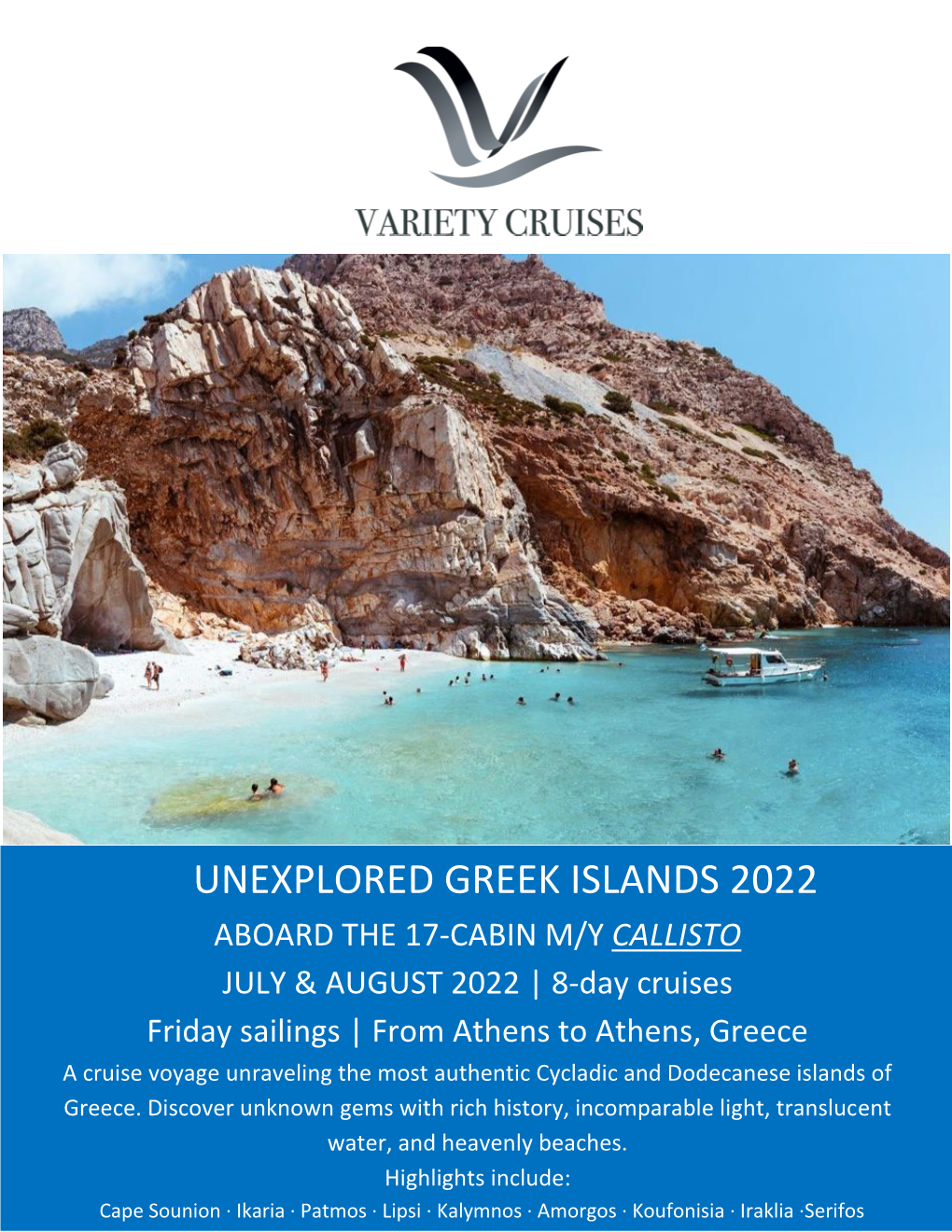 Unexplored Greek Islands 2022