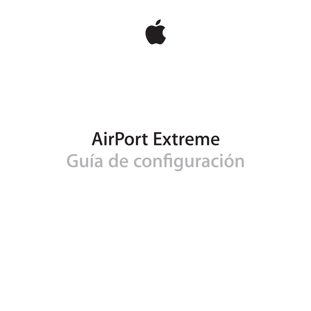 Airport Extreme Guía De Configuración