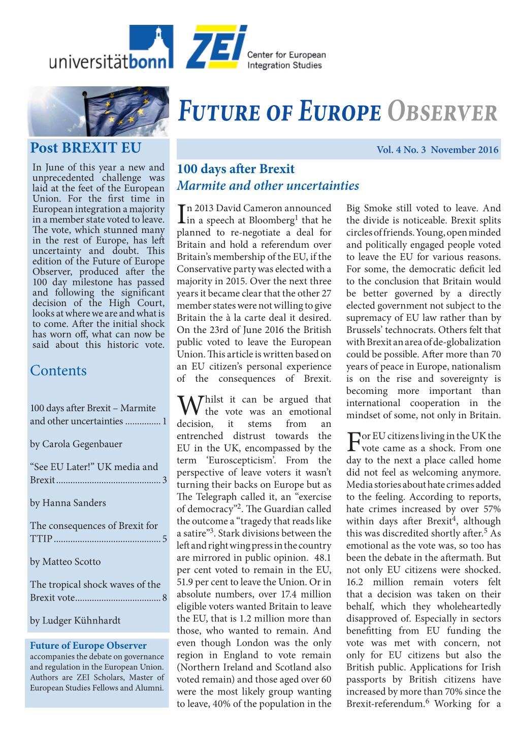 Future of Europe Observer