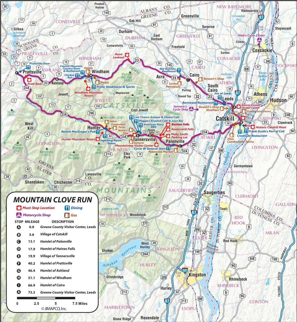 Mountain Clove Run-Ride Sheet 2018.Pdf