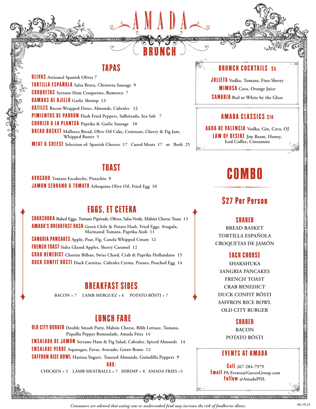 Download the Full Brunch Menu