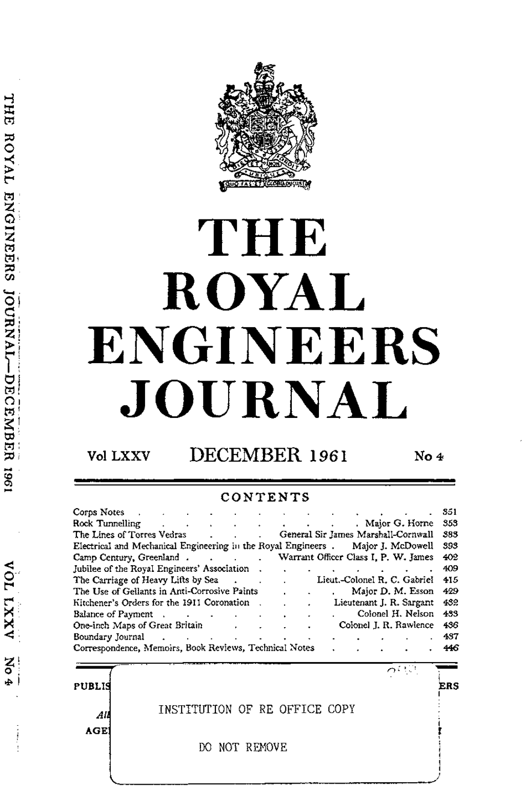 Royal Engineers Journal