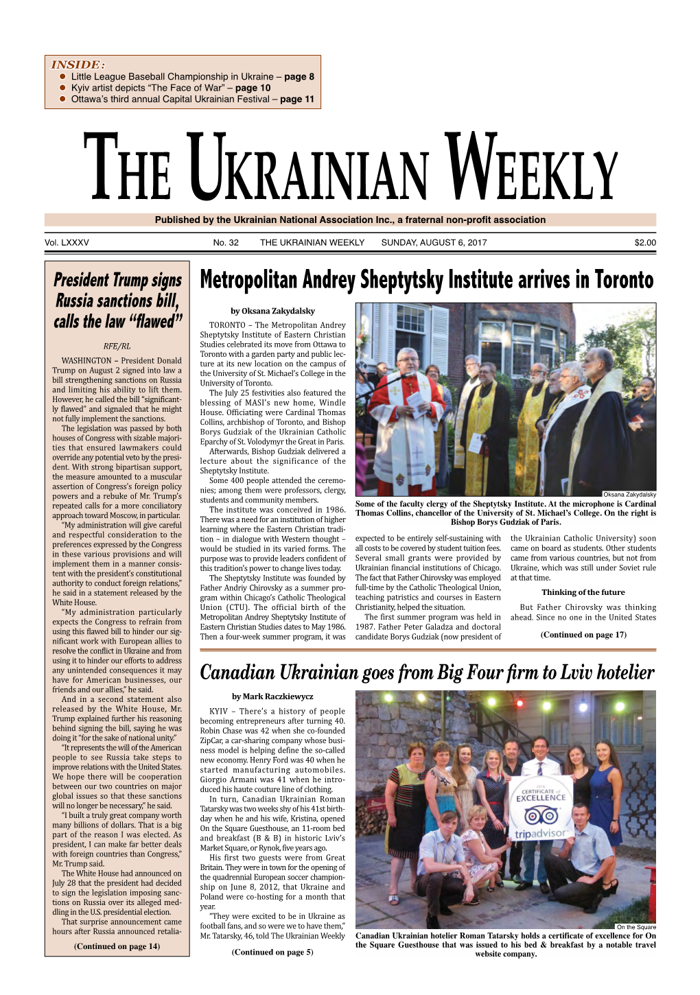 The Ukrainian Weekly, 2017