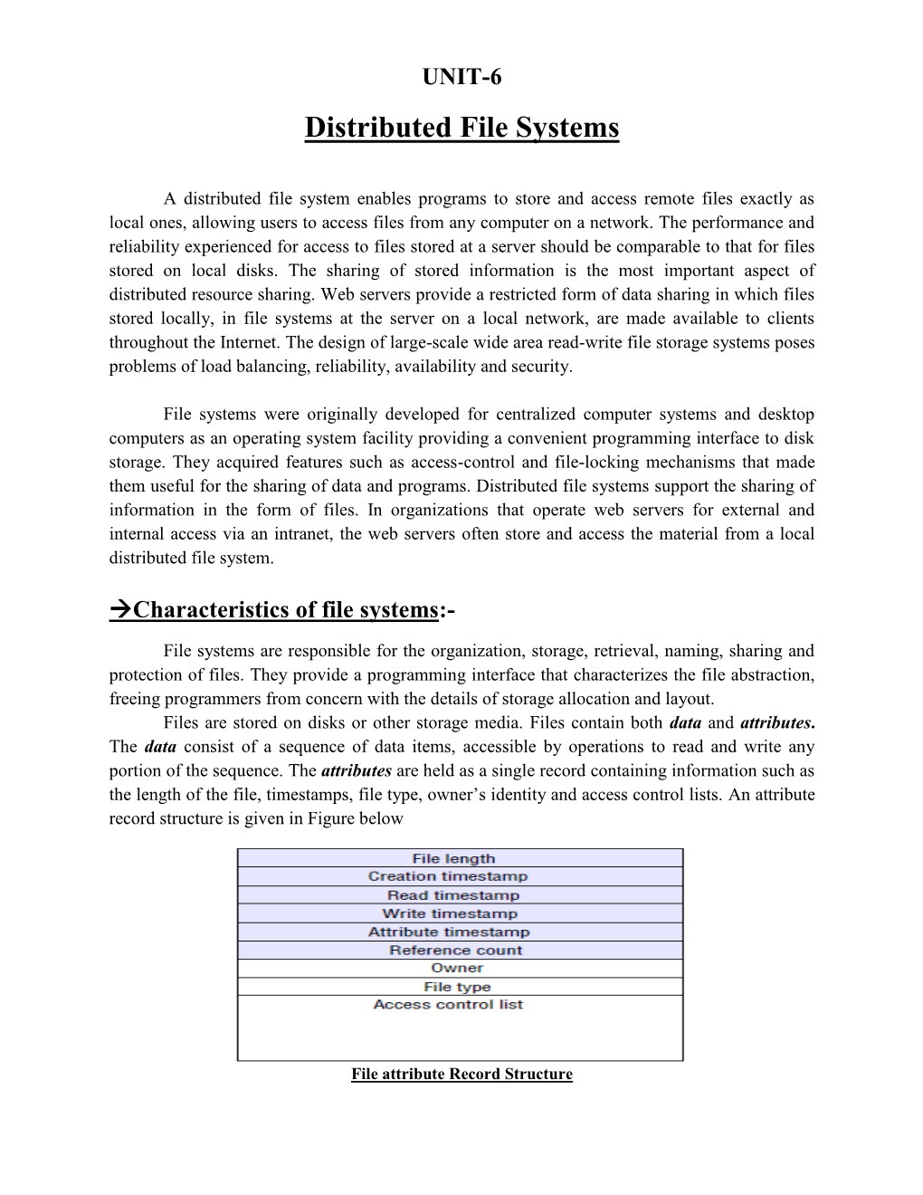 Distributed File Systems