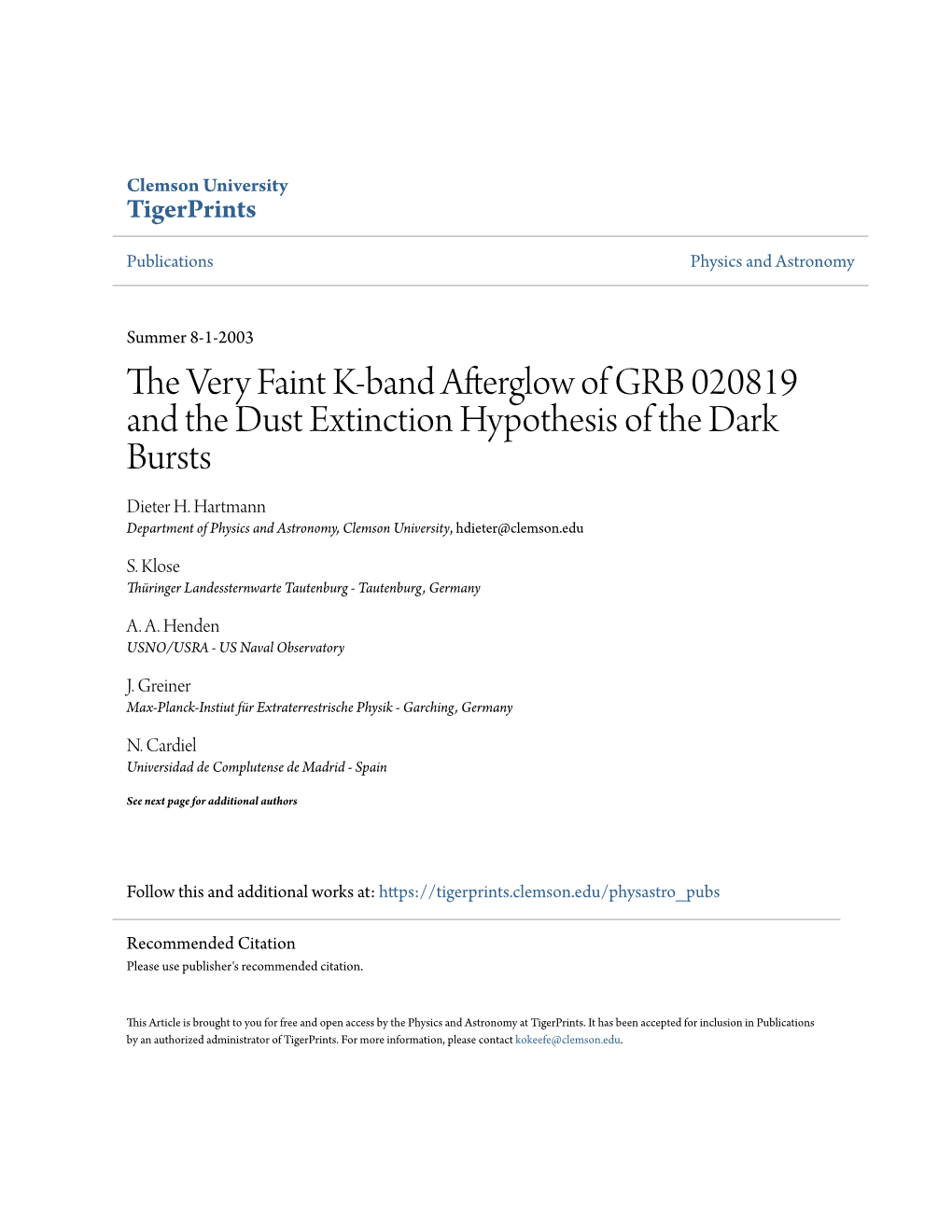 The Very Faint K-Band Afterglow of Grb 020819 and the Dust Extinction Hypothesis of the Dark Bursts S