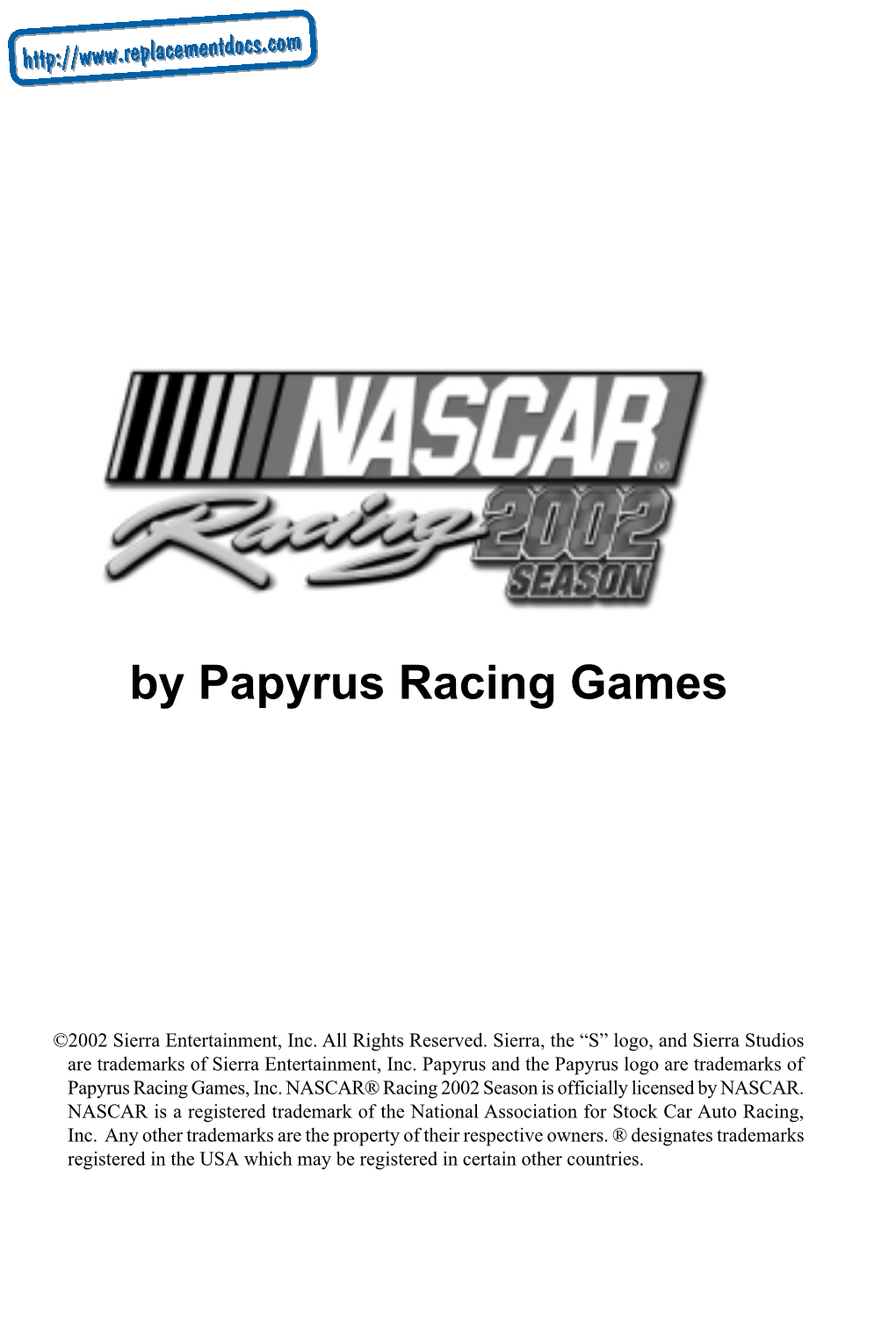 By Papyrus Racing Games