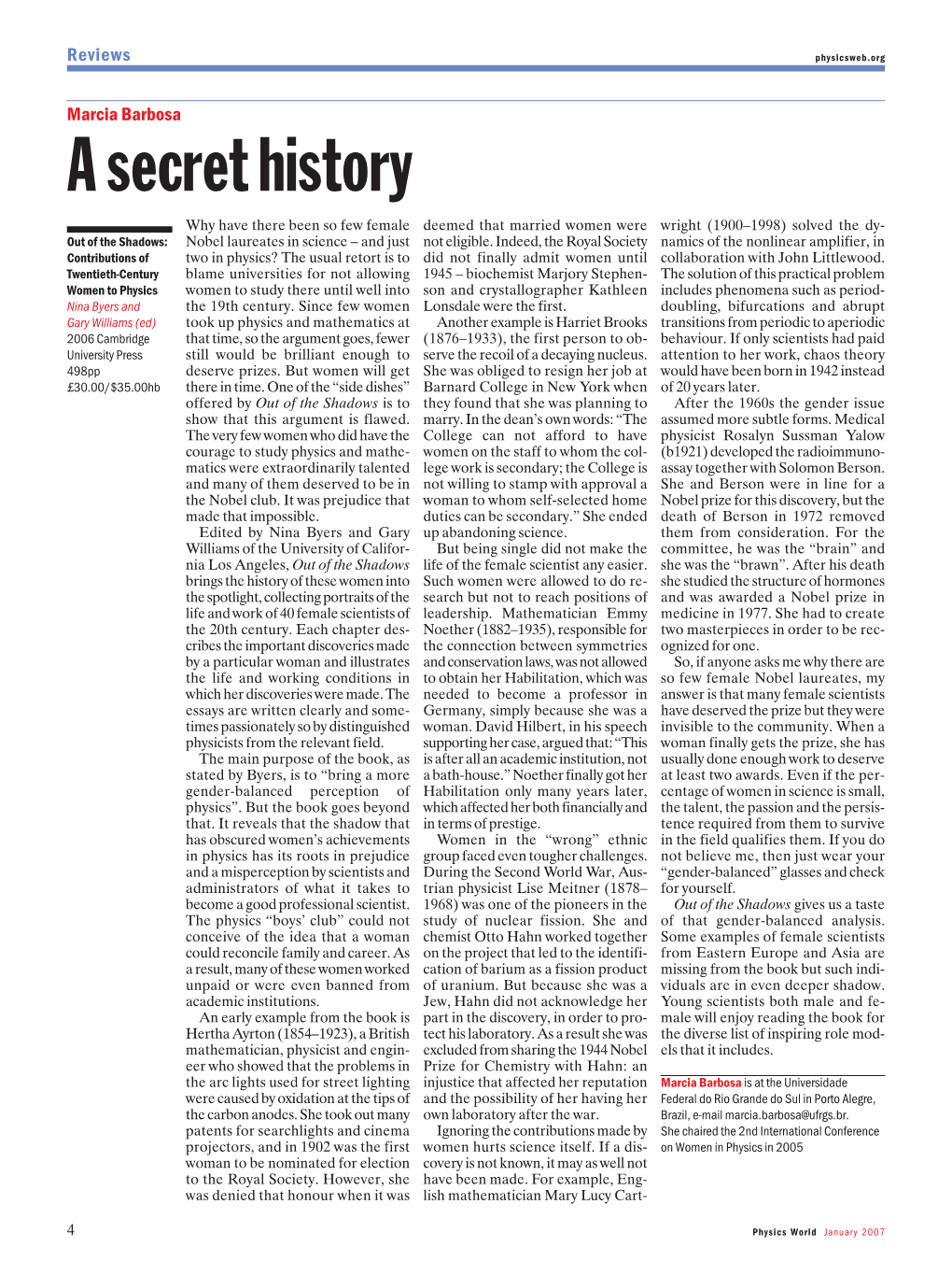 A Secret History