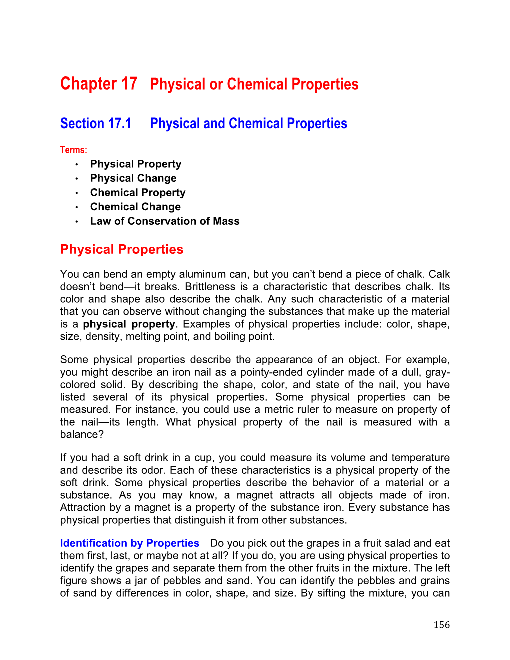 Chapter 17 Physical Or Chemical Properties