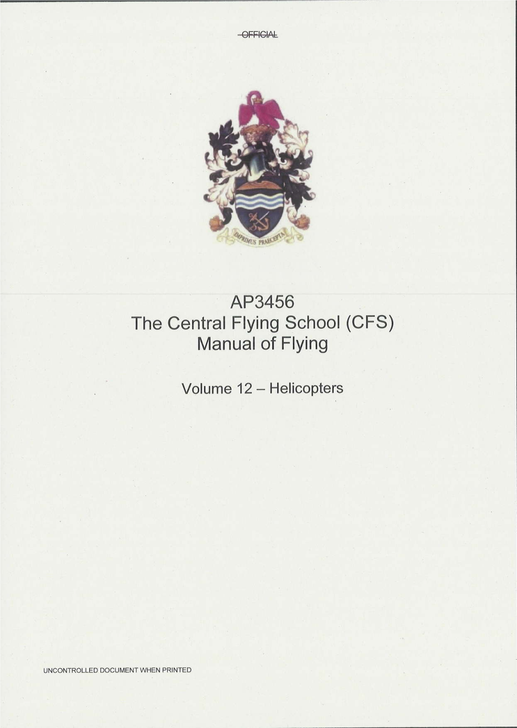 Manual of Flying: Volume 12: Helicopter