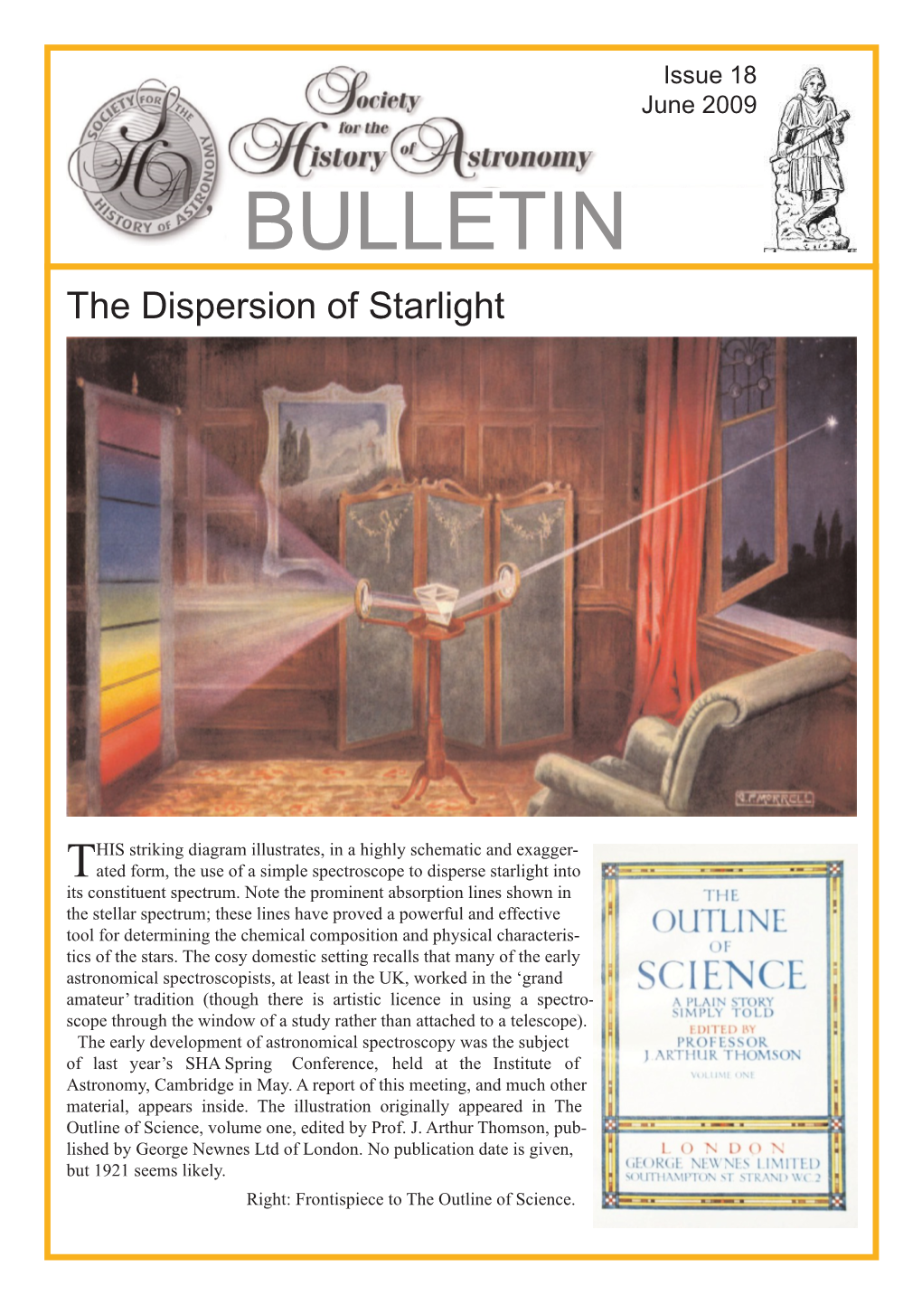 BULLETIN the Dispersion of Starlight