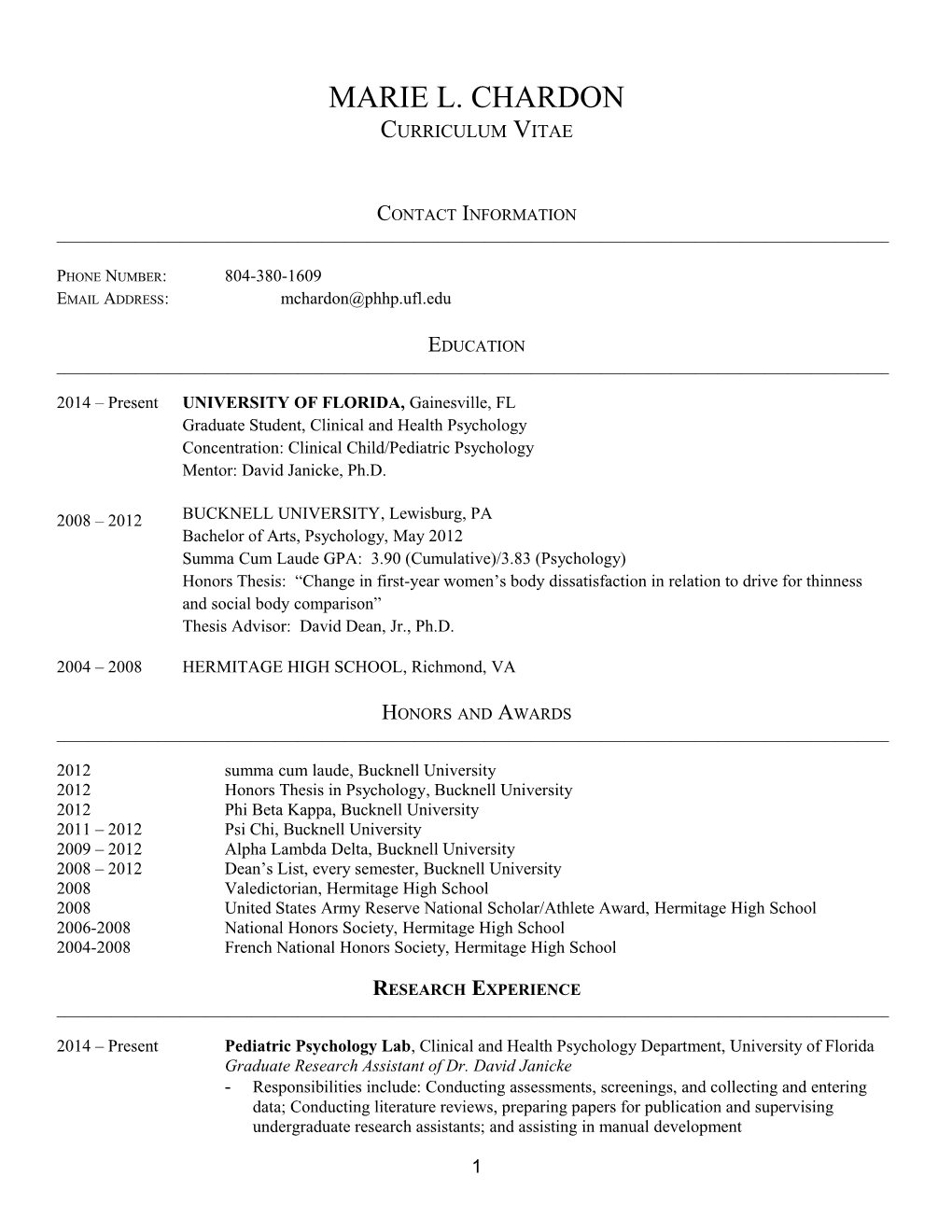 Curriculum Vitae s493