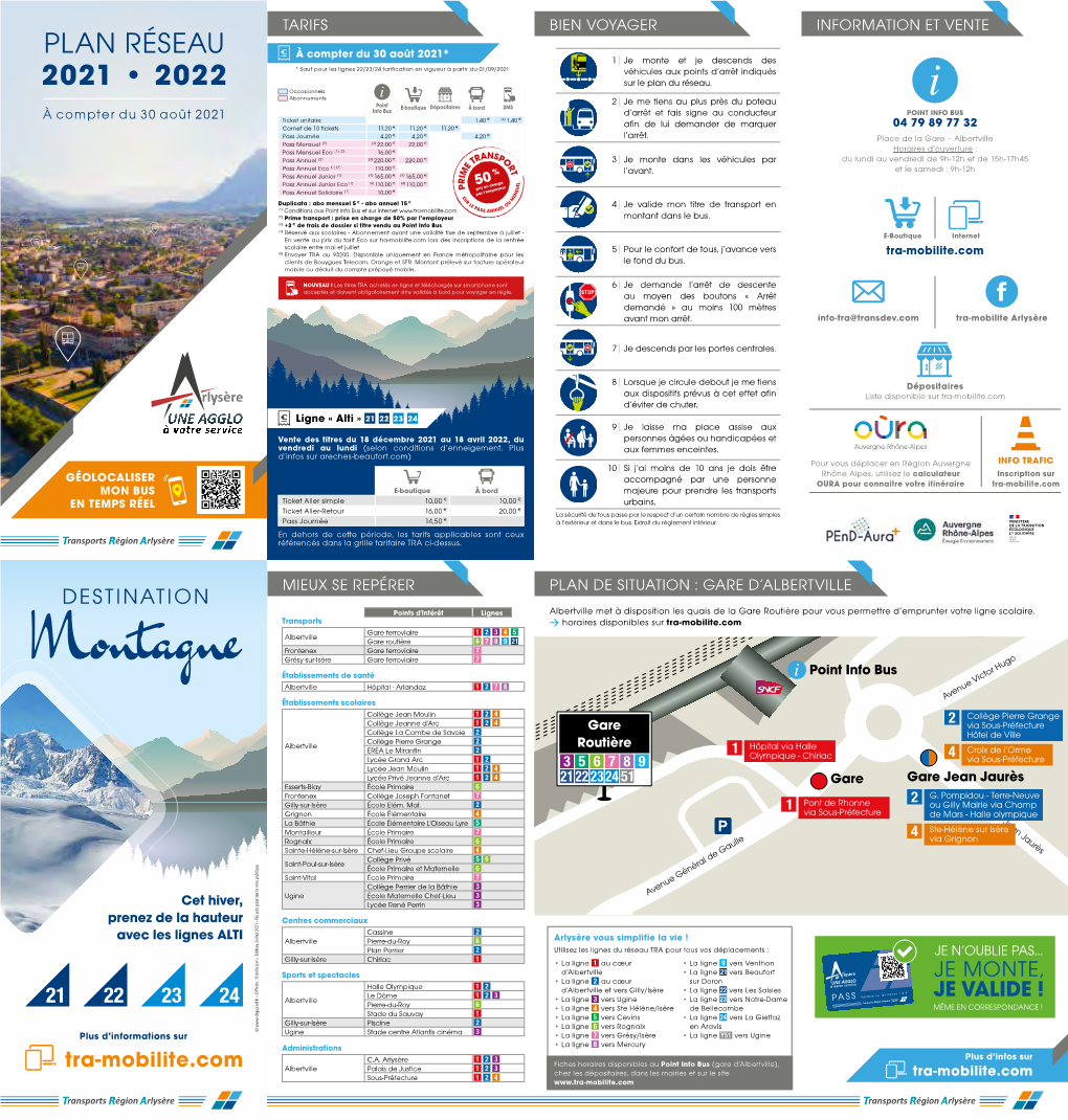 Plan Réseau 2021 • 2022