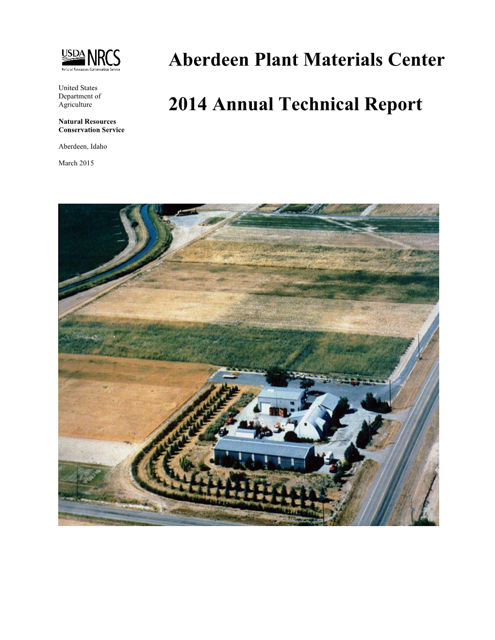 Aberdeen Plant Materials Center 2014 Annual Technical Report
