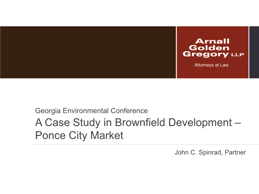 A Case Study in Brownfield Development – Ponce City Market