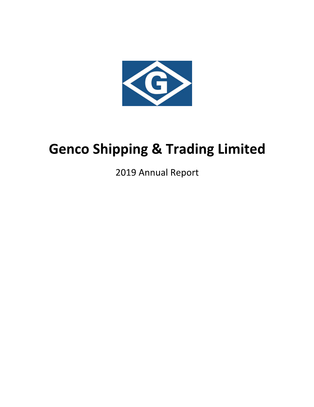 Genco Shipping & Trading Limited