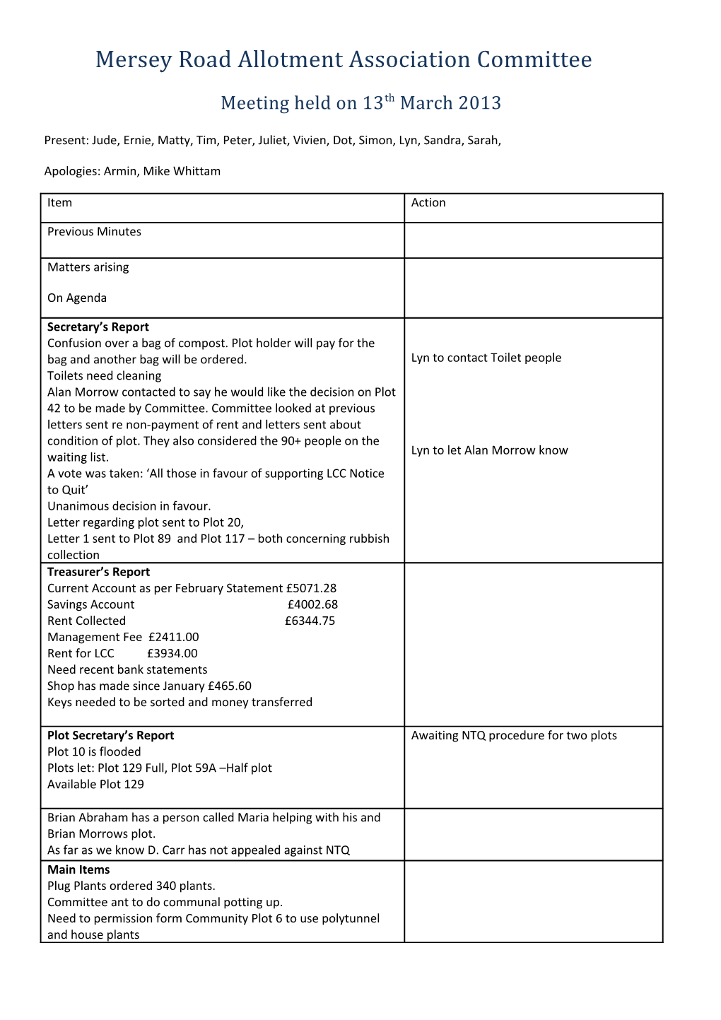 Mersey Road Allotment Association Committee s2