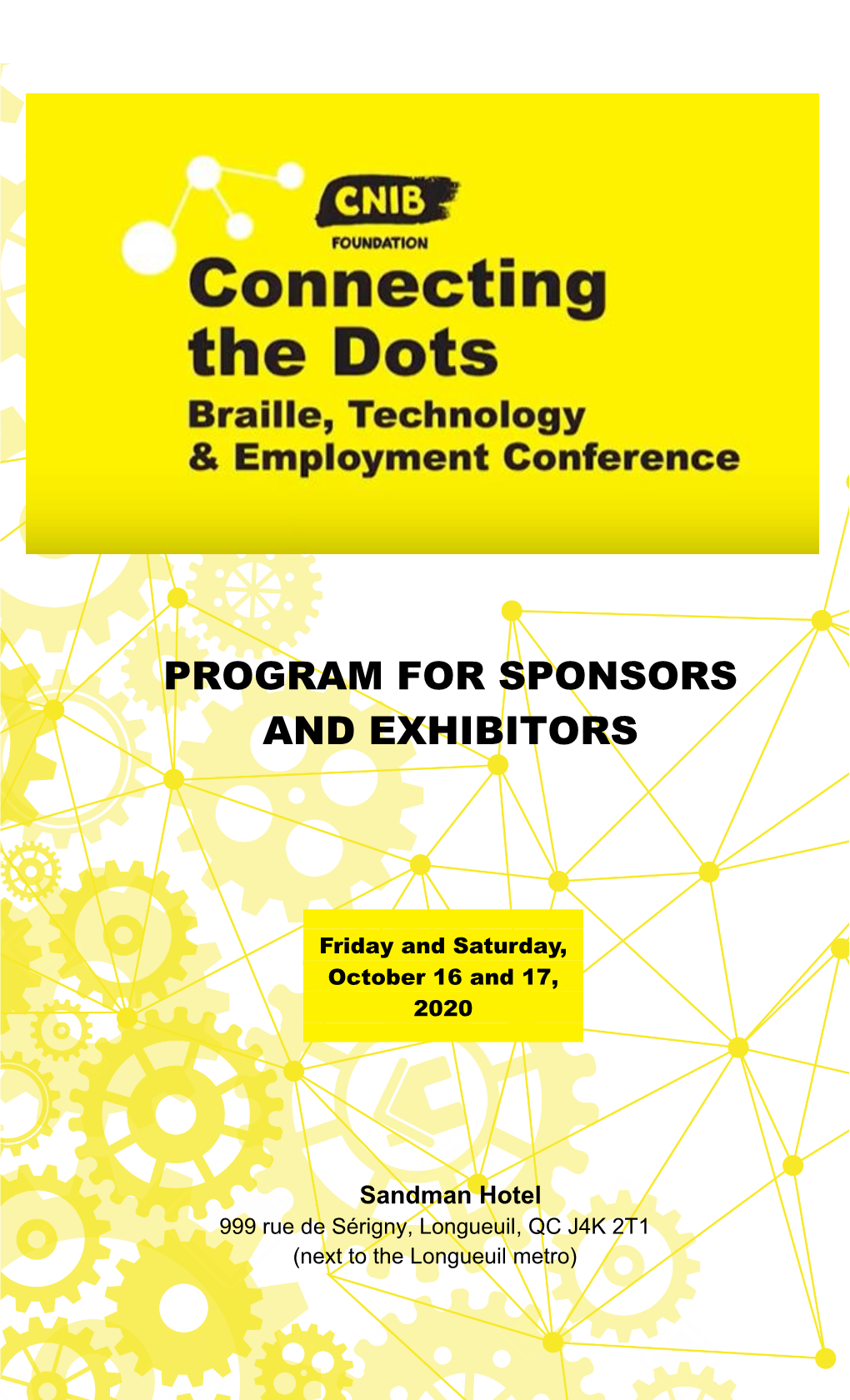 Program for Sponsors and Exhibitors