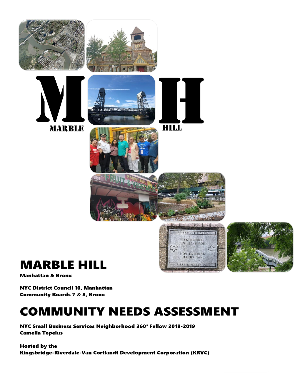 Marble Hill Community Needs Assessment 2 NEIGHBORHOOD CONTEXT