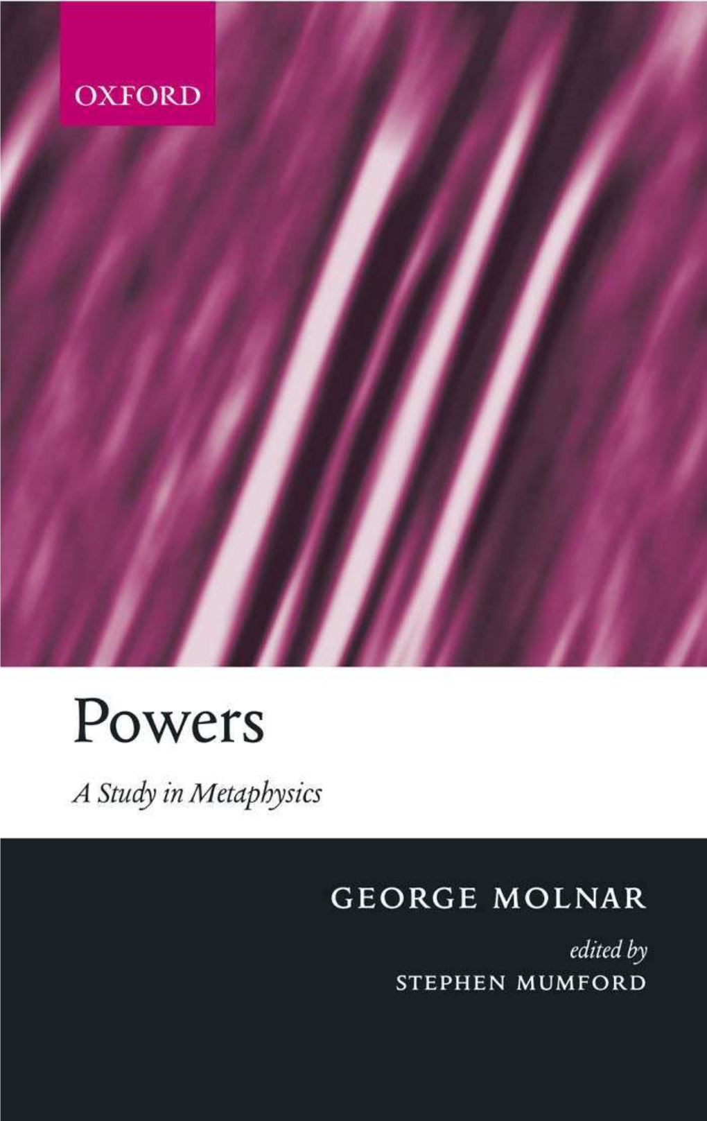 Powers Study in Metaphysics.Pdf