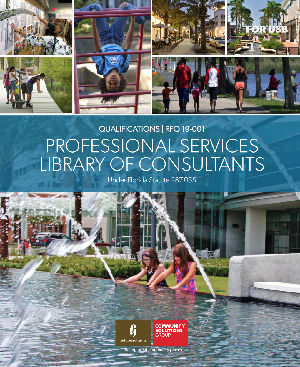 PROFESSIONAL SERVICES LIBRARY of CONSULTANTS Under Florida Statute 287.055