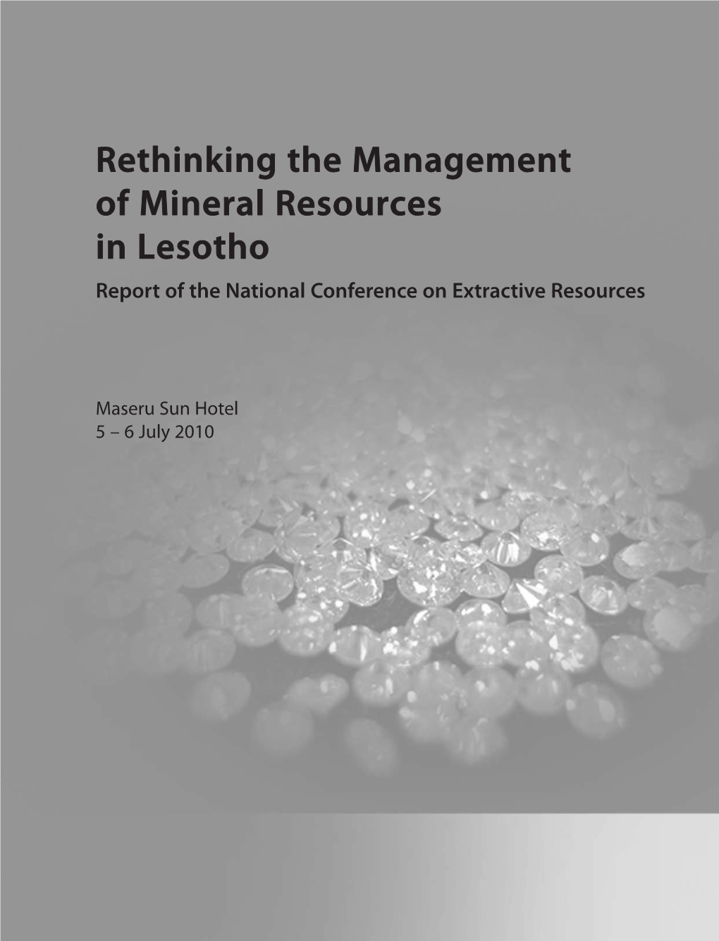 SARW Miningreport Lesotho:Layout 1