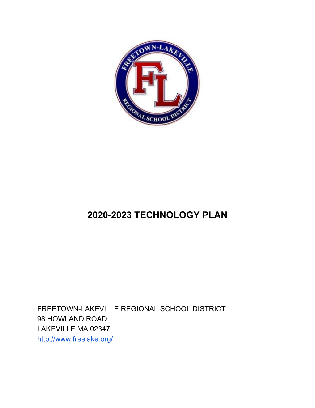 FLRSD 2020-2023 Technology Plan