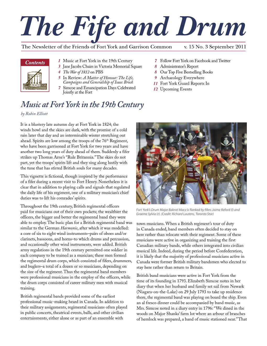 Fife and Drum Sept 2011