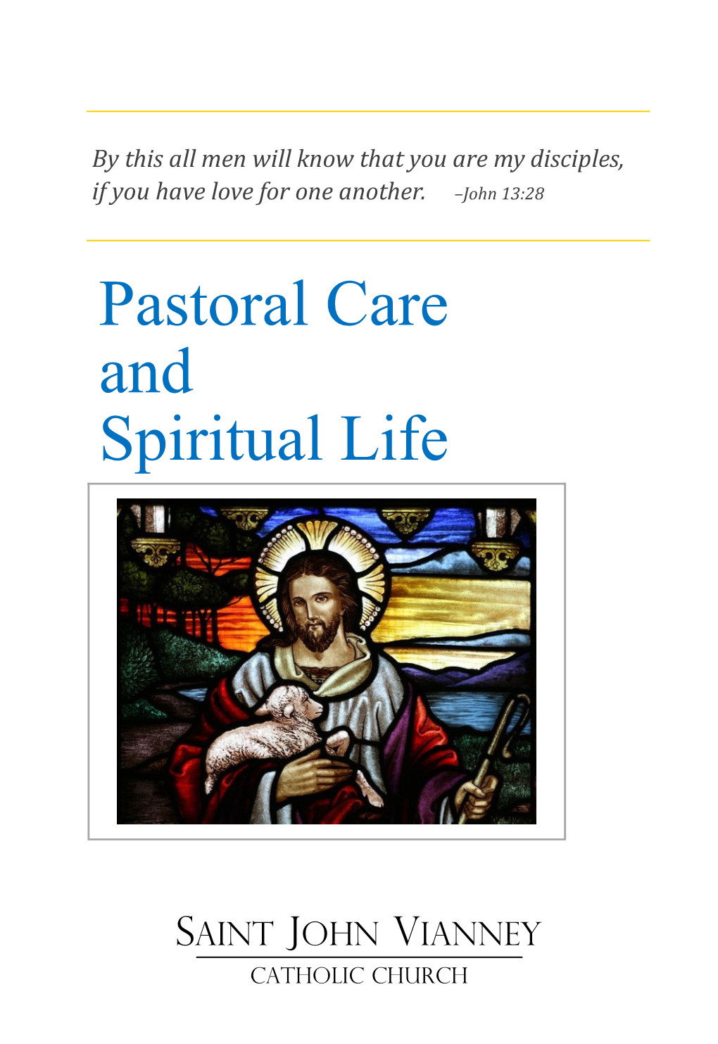 Pastoral Care and Spiritual Life
