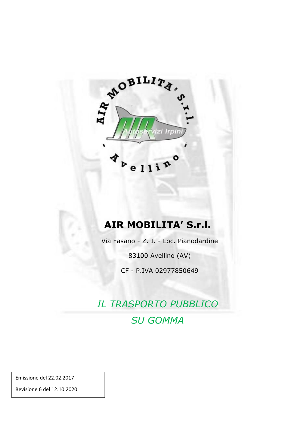 AIR MOBILITA' S.R.L. IL TRASPORTO PUBBLICO SU GOMMA