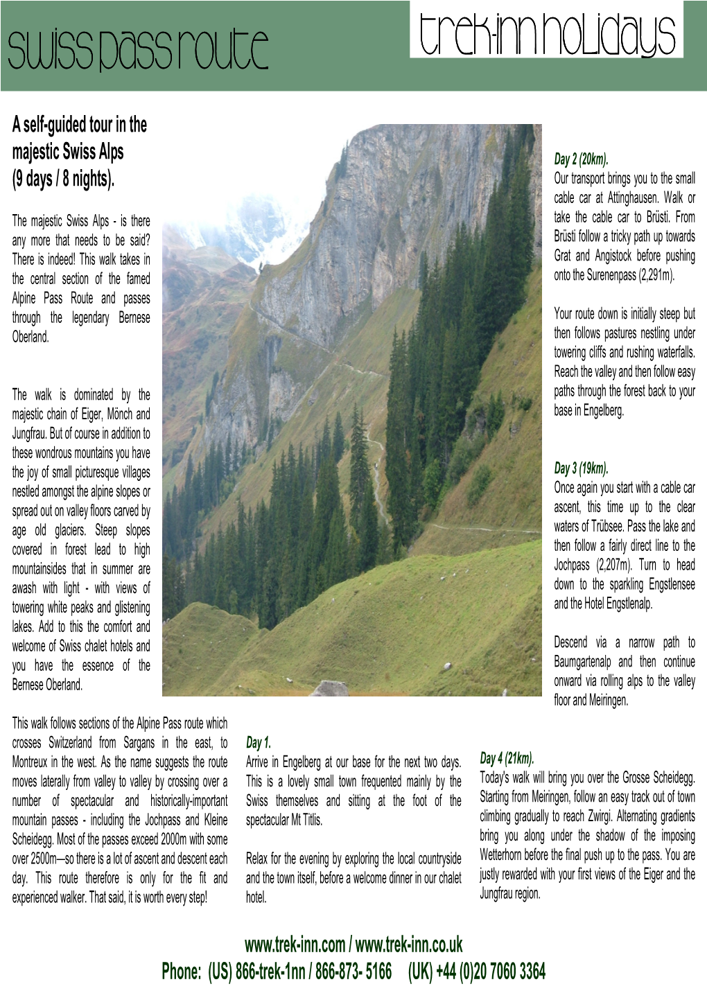 Swiss Alpine Pass Route