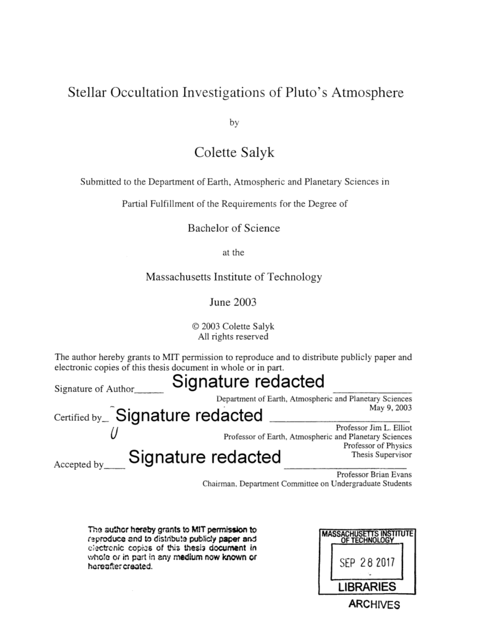 Stellar Occultation Investigations of Pluto's Atmosphere