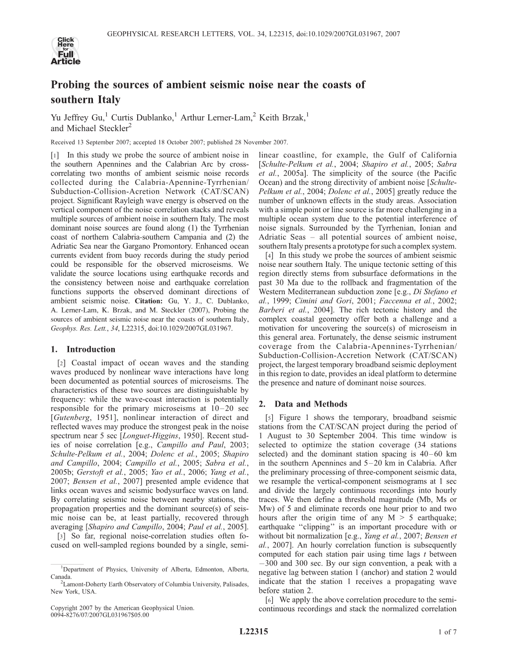 Probing the Sources of Ambient Seismic Noise Near the Coasts Of