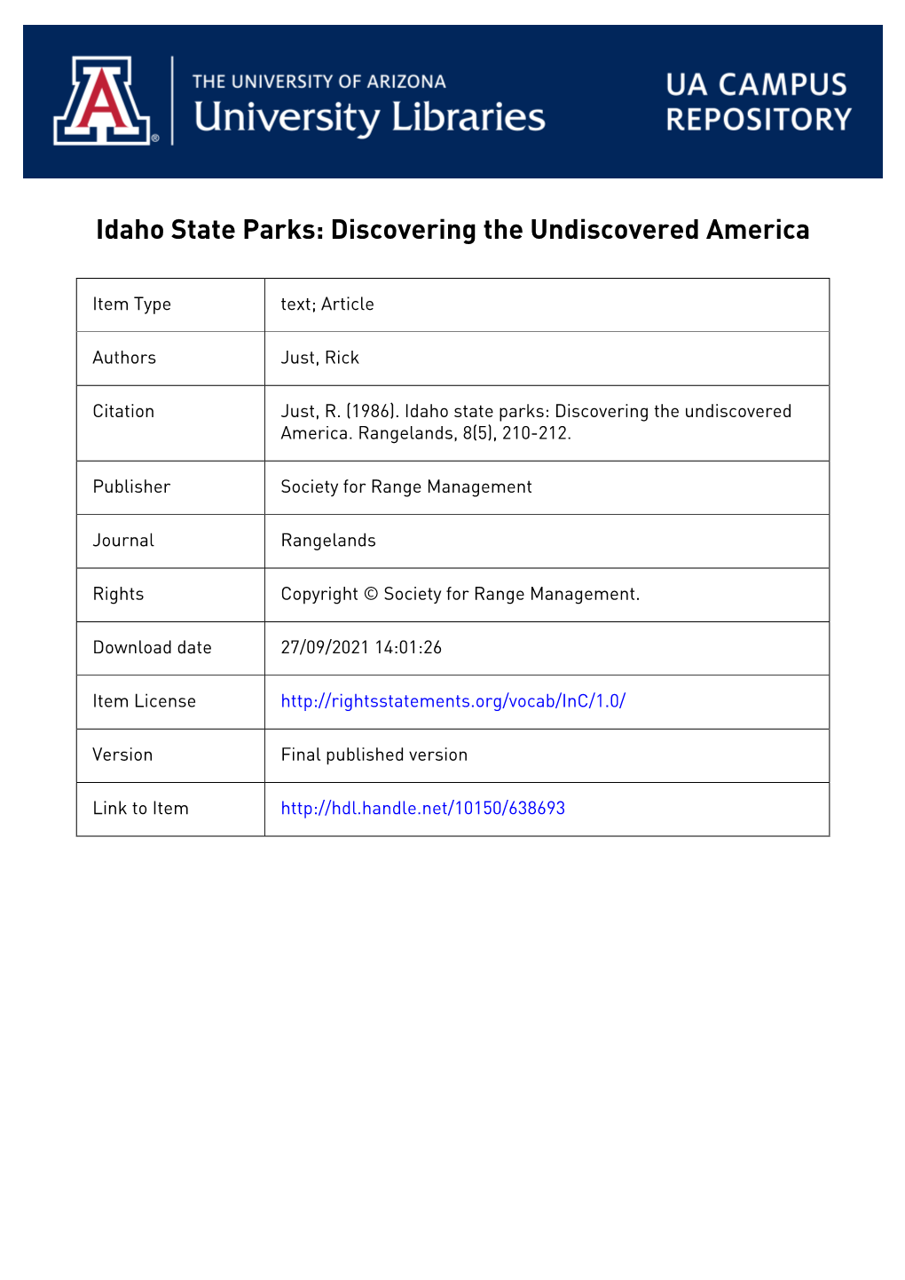 Discovering the Undiscovered America