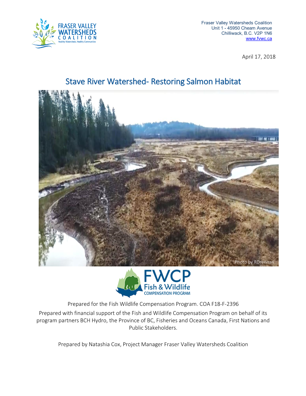 Stave River Watershed- Restoring Salmon Habitat