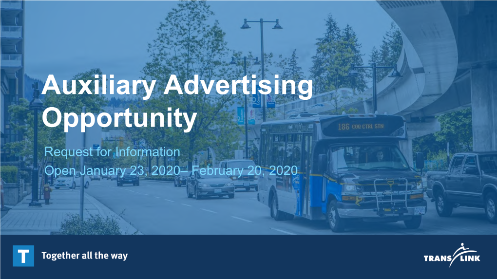 Auxiliary Advertising Opportunity
