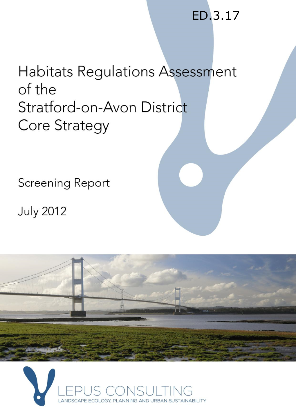 Habitat Regulations Assessment Of