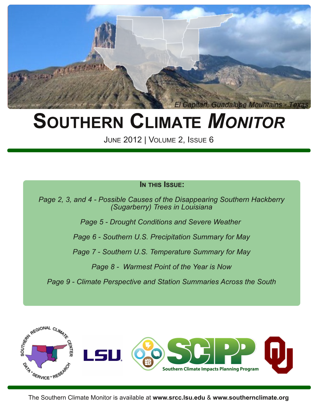 SCIPP Monitor: June 2012