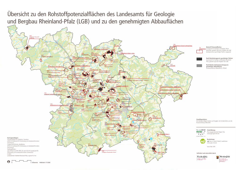 Übersicht Rohstoffpotenzialflächen