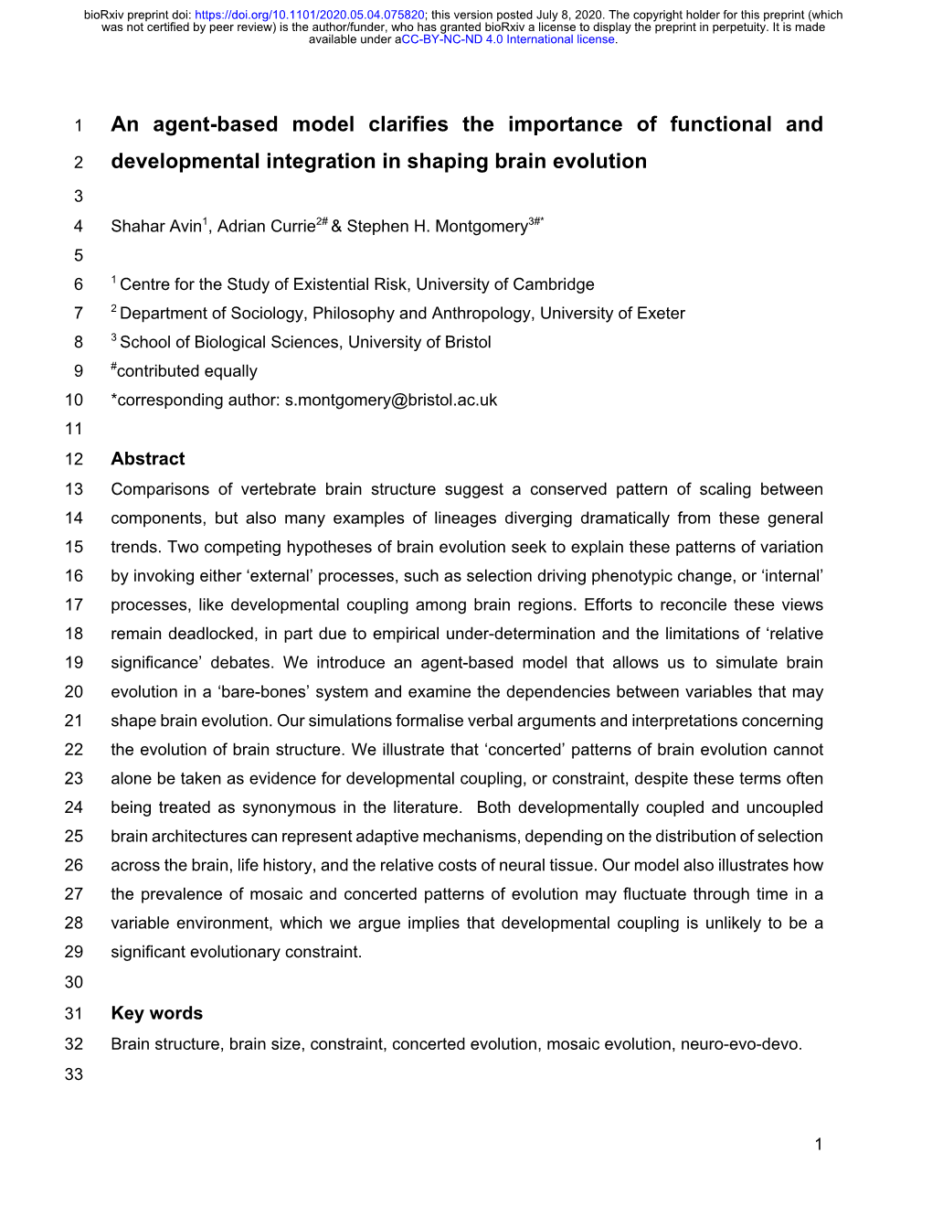 An Agent-Based Model Clarifies the Importance of Functional And