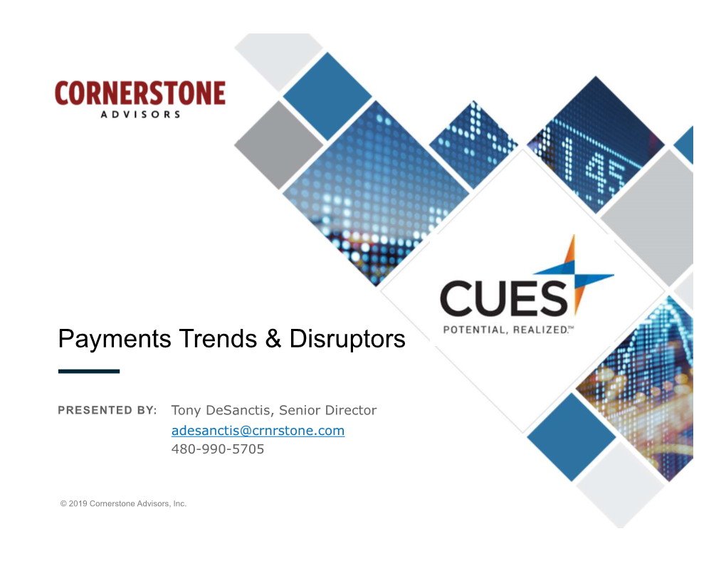 Payments Trends & Disruptors