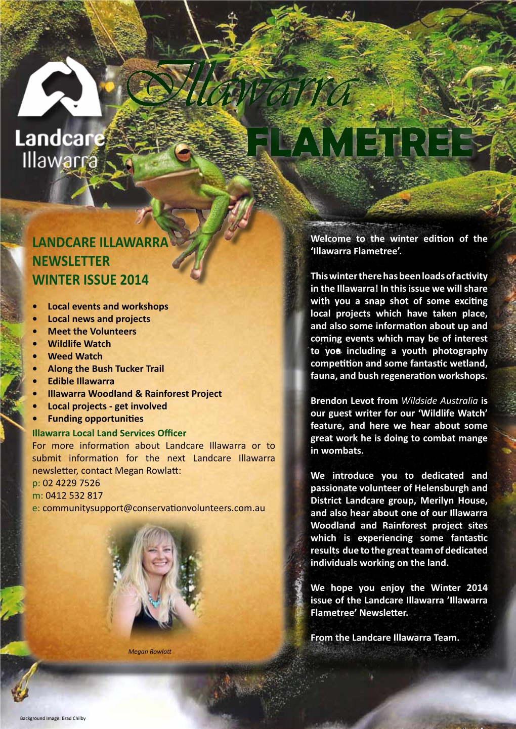 Landcare Illawarra Newsletter Winter Issue 2014