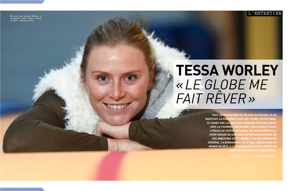 Tessa Worley S’Avoue Touchée… Mais Pas Coulée !