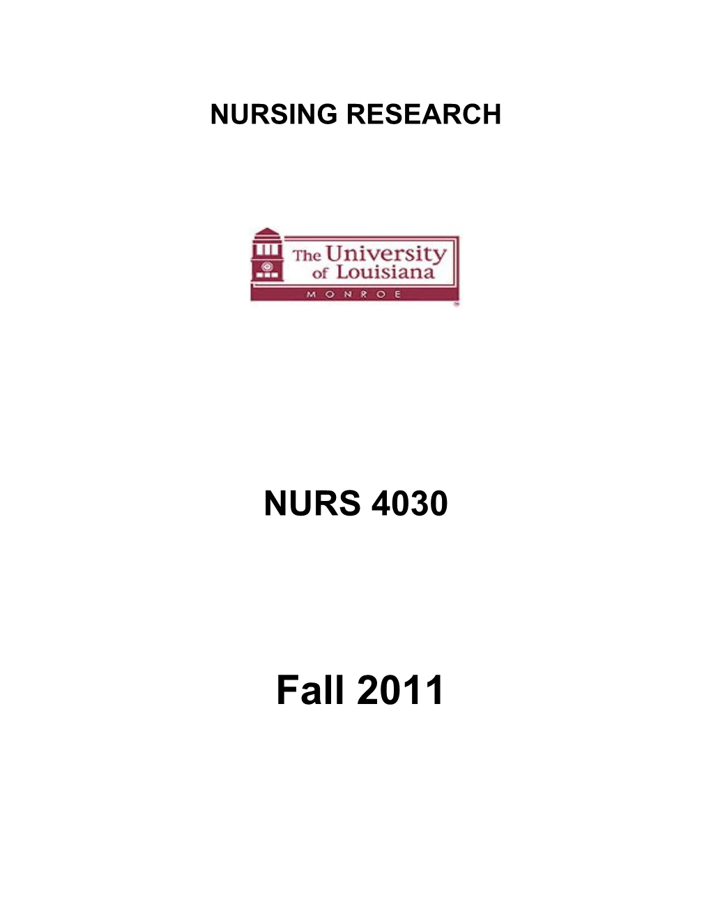 Nursing Research