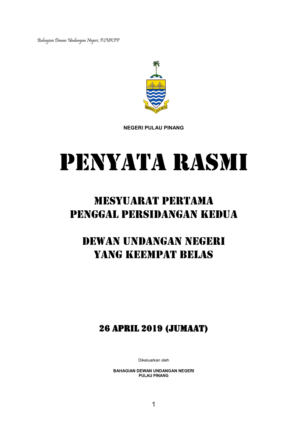 Penyata Rasmi